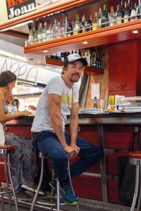 Retrato de Dani Macaco en una entrevista para Flash deco Barcelona