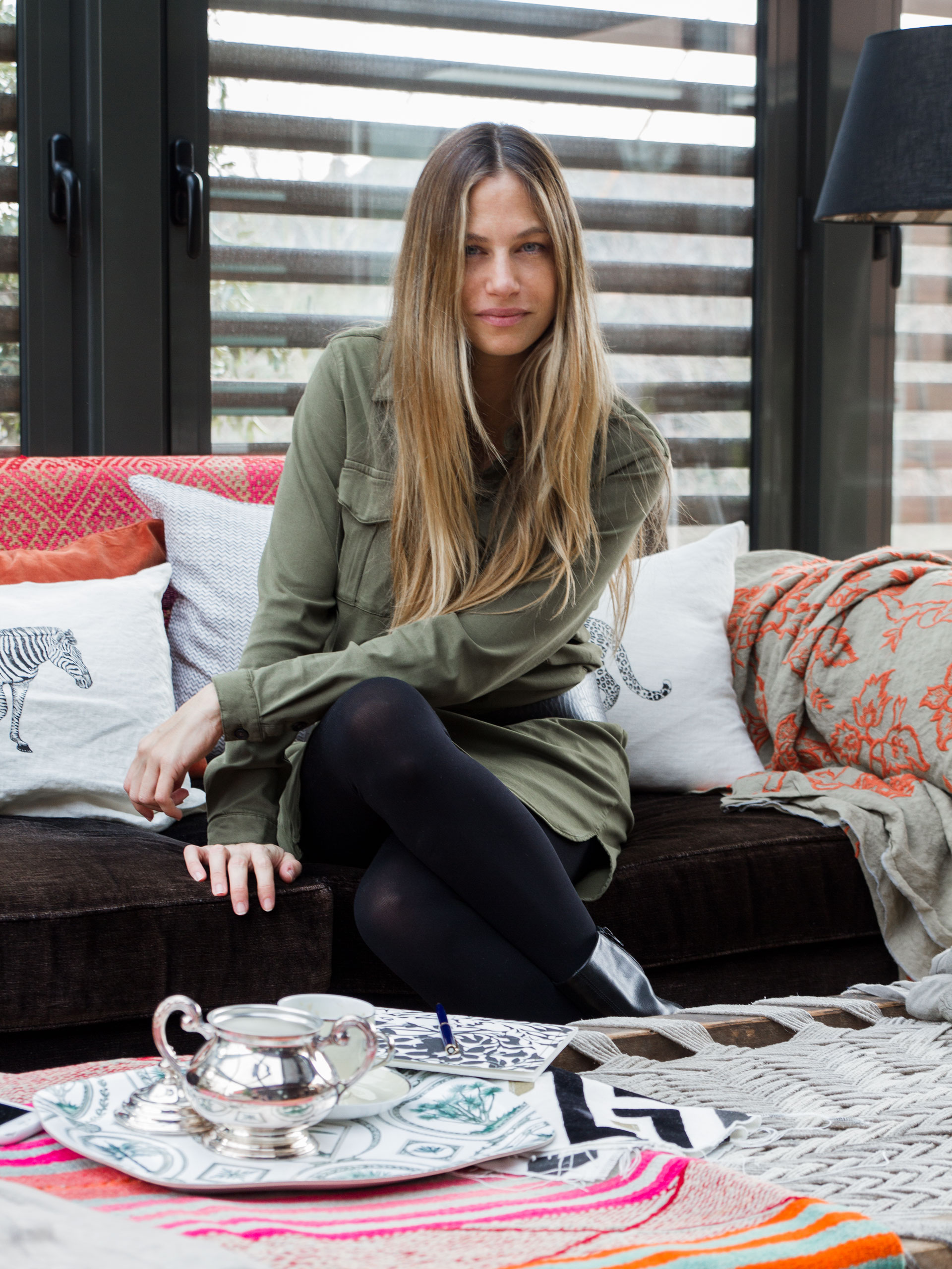 Martina Klein en su casa de Sant Cugat