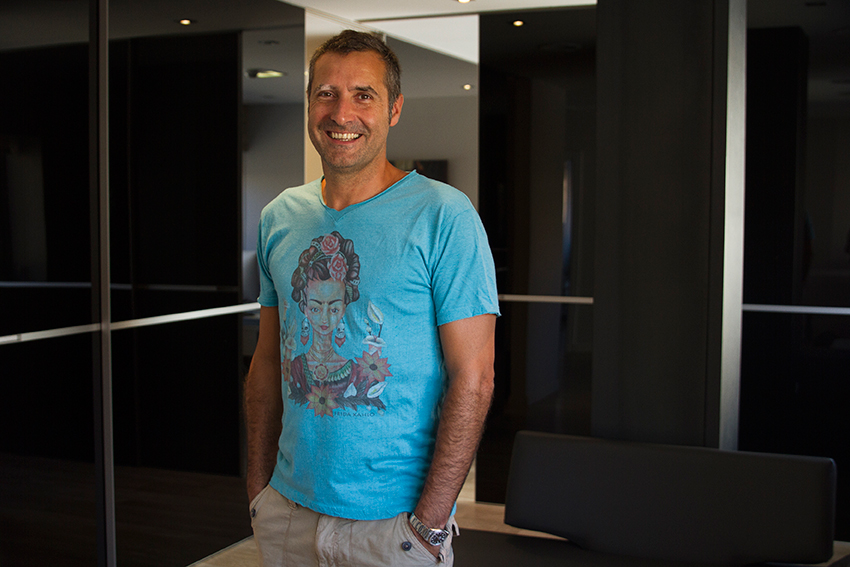 Retrato de Ivan Corretja para Flash deco Sant Cugat